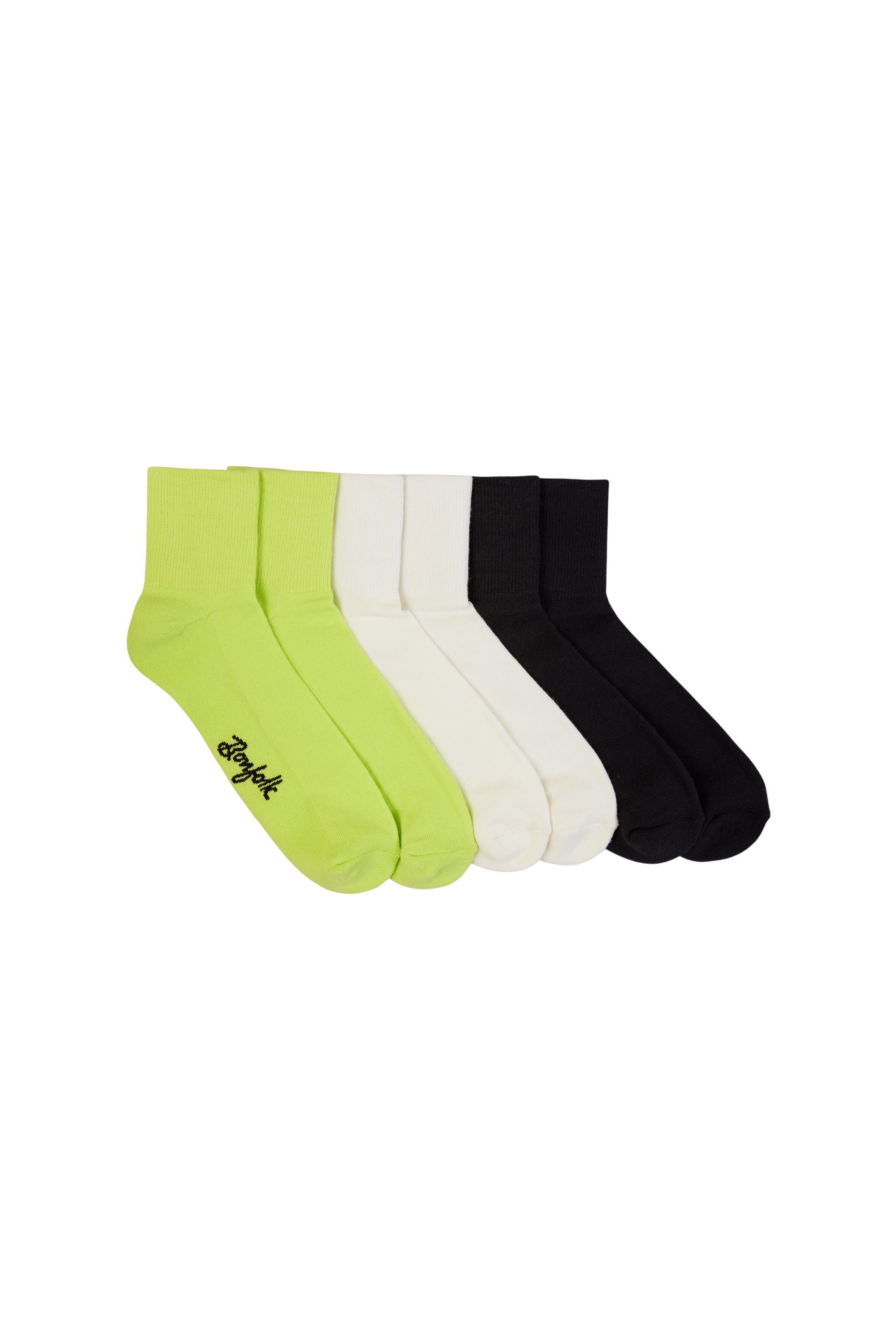 3 Pack Quarter Socks